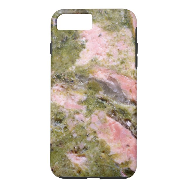Gemstone Serie - Rosa und Grüne Thulite Case-Mate iPhone Hülle (Rückseite)