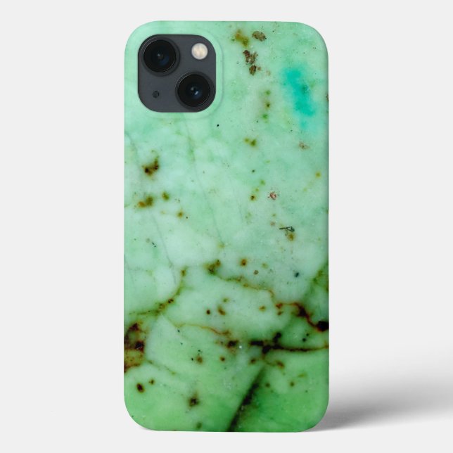 Gemstone Series - Green Jade Design Case-Mate iPhone Hülle (Rückseite)