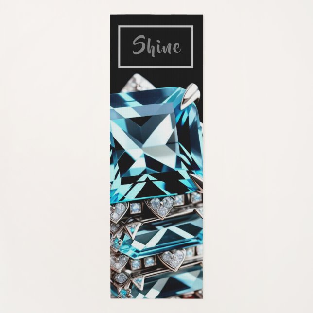 Gemstones Topaz - Yoga Mat Yogamatte (Vorderseite)