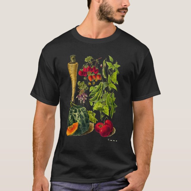 Gemüse aus dem Garten Gesundes Essen T-Shirt (Vorderseite)