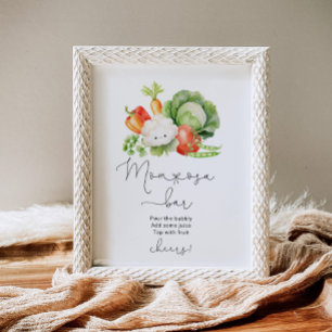 Gemüse aus heimischen Bauern Mama-osa Bar Poster