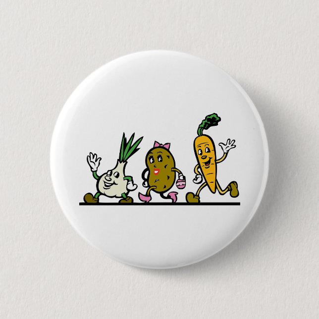 Gemüse Button (Vorderseite)
