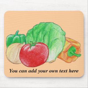 Gemüse erzeugt Mousepad