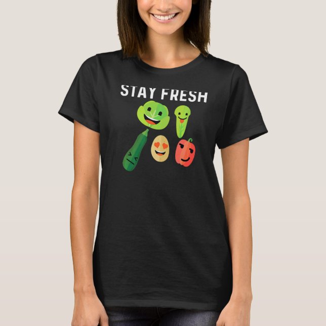 Gemüse für Männer Frauen Obst Gemüse Gartenarbeit  T-Shirt (Vorderseite)