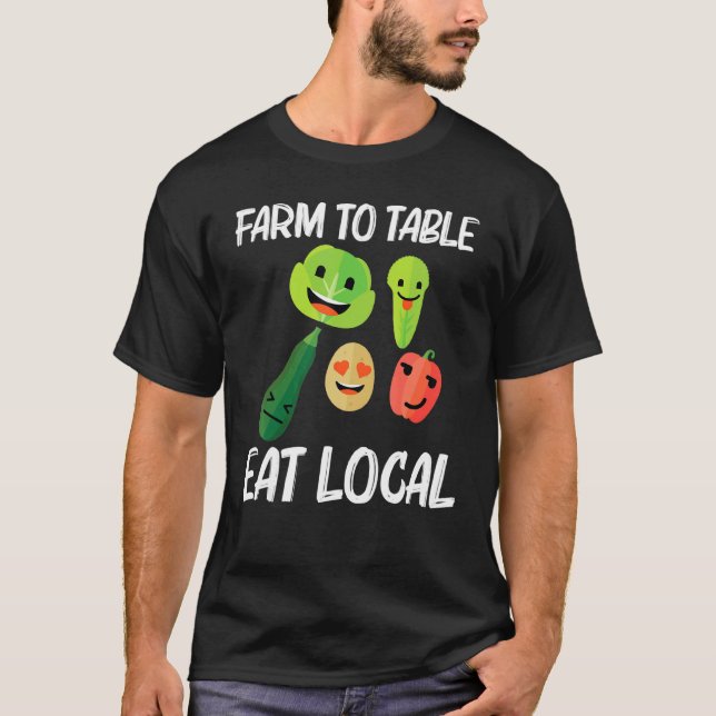 Gemüse für Männer Frauen Obst Gemüse Gartenarbeit  T-Shirt (Vorderseite)