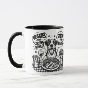 Gemüse für starke Knochen! - Welt-Veganer-Tag Tasse