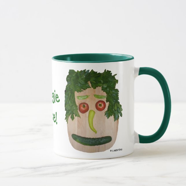 Gemüse-Gesicht Tasse (Rechts)