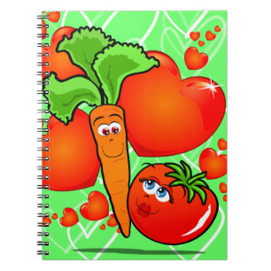 Gemüse in Liebe, Notebook Notizblock