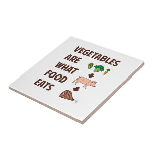 Gemüse ist, was Nahrung isst Fliese