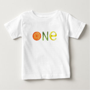 Gemüse Karotte Zitrone Ein Baby Geburtstags-Shirt T-shirt