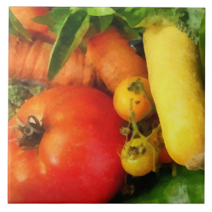 Gemüse-Medley Fliese