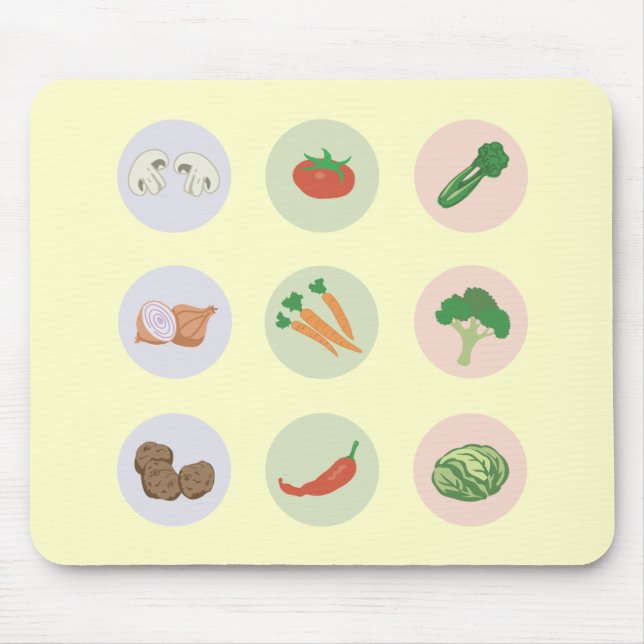 Gemüse Mousepad (Vorne)