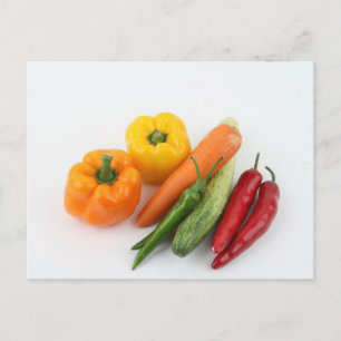 Gemüse. Postkarte