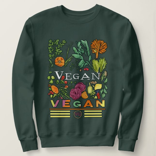 Gemüse Sweatshirt (Design vorne)
