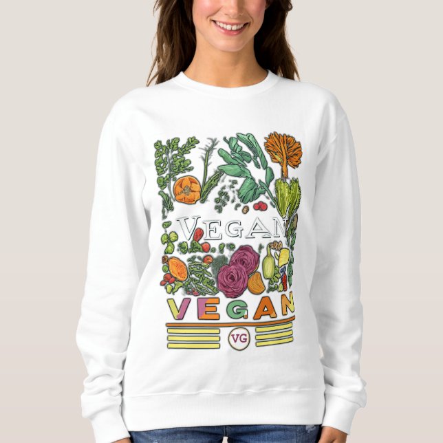 Gemüse Sweatshirt (Vorderseite)