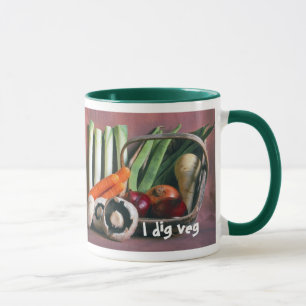 Gemüse--trug in der Tasse