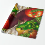 Gemüse und KräuterBio natürliche Veggies-Nahrung Geschenkpapier<br><div class="desc">Packpapier</div>