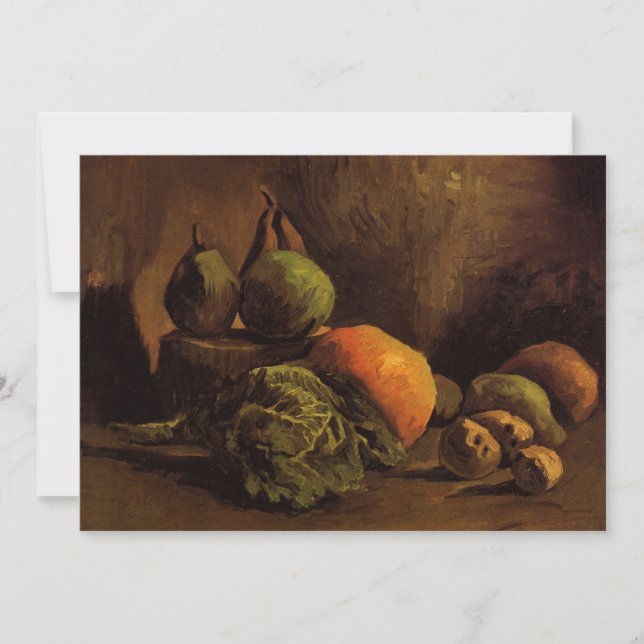 Gemüse und Obst von Vincent van Gogh (Vorderseite)
