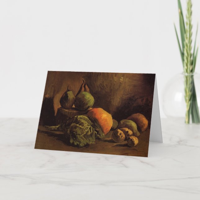 Gemüse und Obst von Vincent van Gogh Karte (Vorderseite)