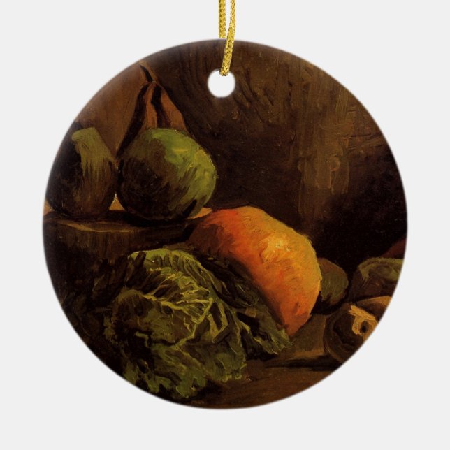 Gemüse und Obst von Vincent van Gogh Keramikornament (Vorne)