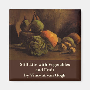 Gemüse und Obst von Vincent van Gogh Magnet