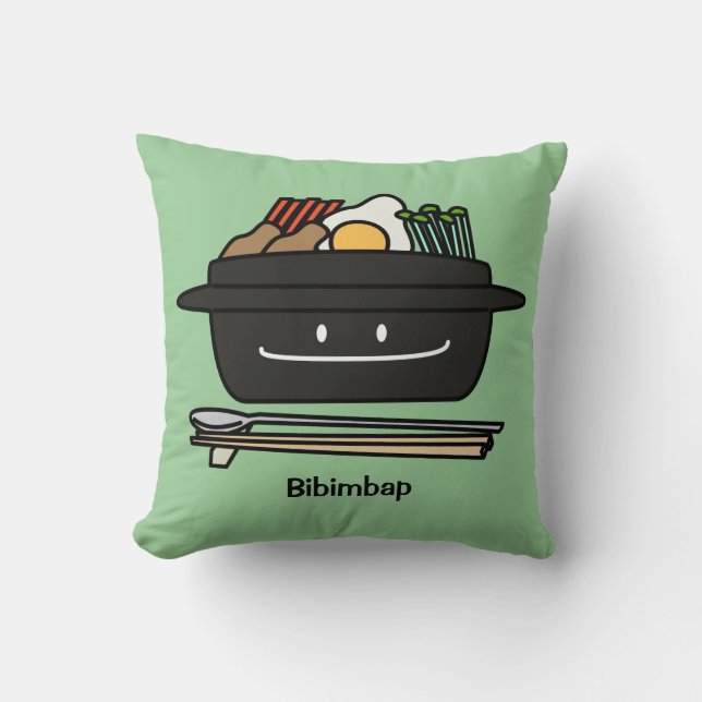 Gemüseei namul Reisschale des Bibimbap Kissen (Vorderseite)