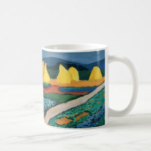 Gemüsefelder von August Macke, Vintage Fine Art Tasse