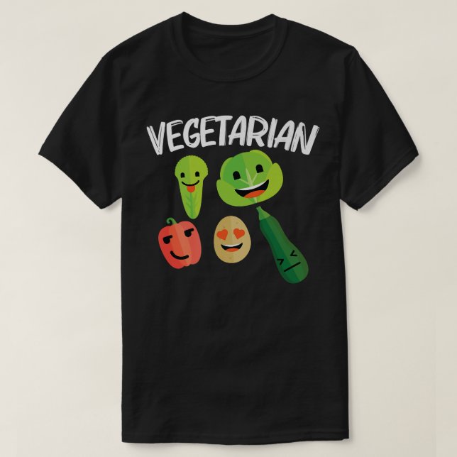 Gemüsegarnele für Männer Obst Gemüse T-Shirt (Design vorne)