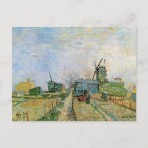 Gemüsegarten in Montmartre von Vincent van Gogh Postkarte