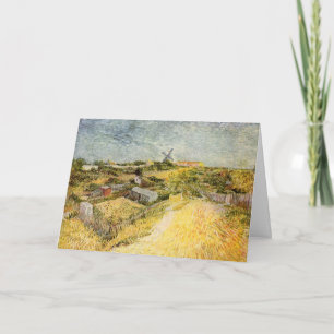 Gemüsegärten, Montmartre von Vincent van Gogh Karte
