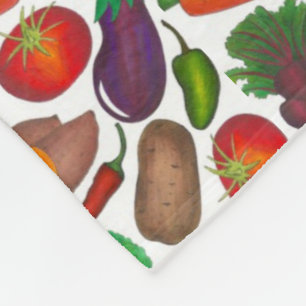 Gemüsegarten produzieren Grünmarktprodukte Fleecedecke