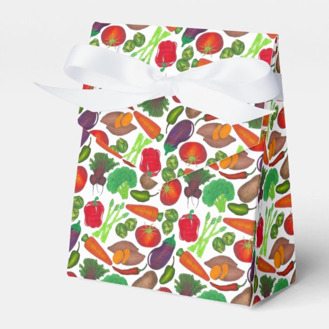 Gemüsegarten produzieren Grünmarktprodukte Geschenkschachtel (Vorderseite)