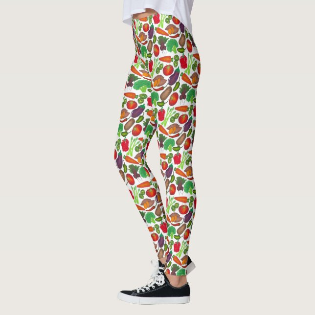 Gemüsegarten produzieren Grünmarktprodukte Leggings (Links)
