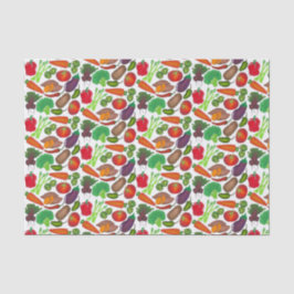 Gemüsegarten produzieren Grünmarktprodukte Seidenpapier