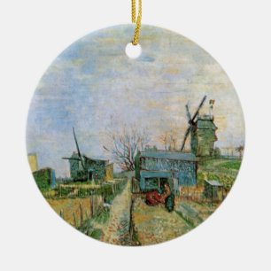 Gemüsegarten von Vincent van Gogh in Montmartre Keramikornament