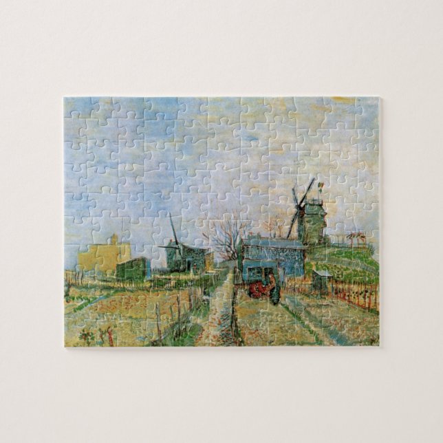 Gemüsegarten von Vincent van Gogh in Montmartre Puzzle (Horizontal)