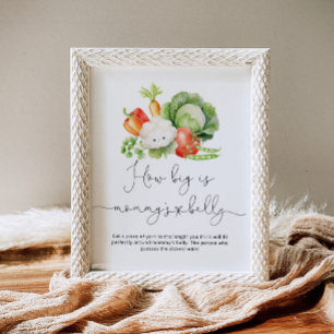 Gemüsegarten wie groß ist Mama's Bauchspiel Poster