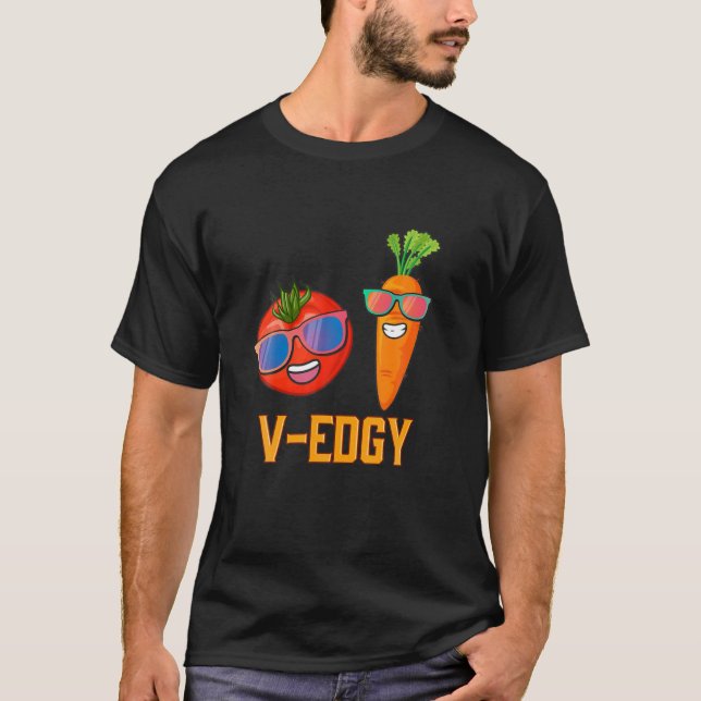Gemüsegärtner, Bauer und Gemüseanbau V- T-Shirt (Vorderseite)