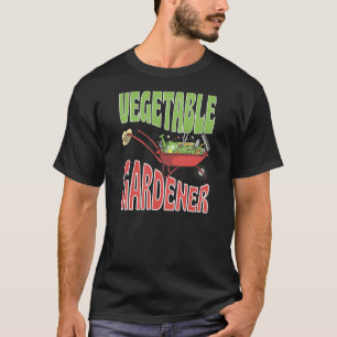 Gemüsegärtner Blumengemüse Vegan Vegetarisch T-Shirt