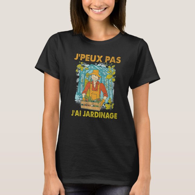Gemüsegärtner Landwirtschaft Ich habe Gärtnern Gar T-Shirt (Vorderseite)