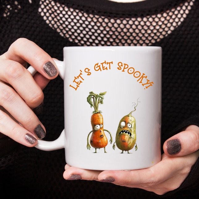 Gemüsehase Halloween Zweifarbige Tasse (Von Creator hochgeladen)
