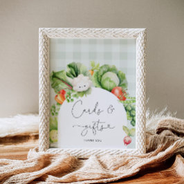 Gemüsekarten und Geschenkzeichen Poster