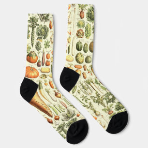 Gemüsematerial Socken - Gesunde Ernährung Kunst