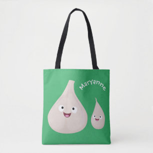 Gemüsemodelle für niedlichen Knoblauch-Cartoon