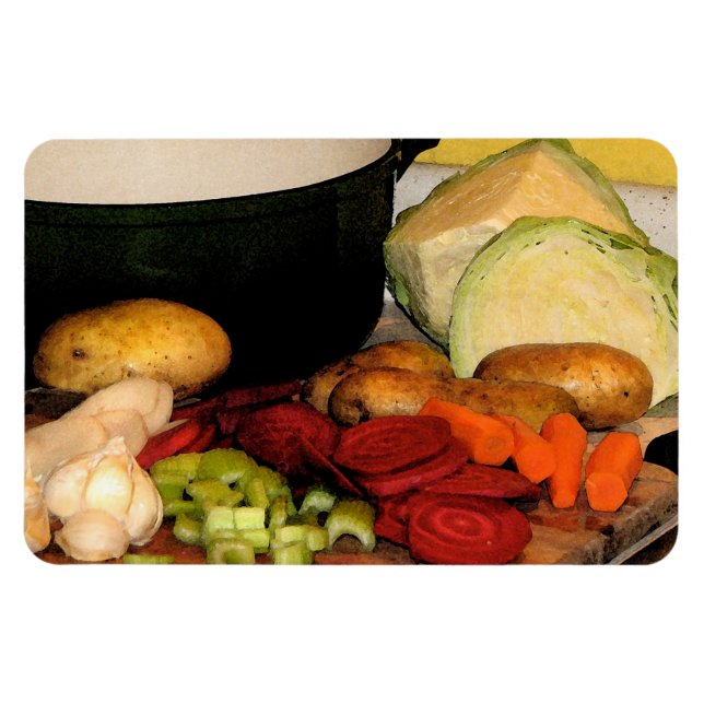 Gemüsesuppe Magnet (Horizontal)