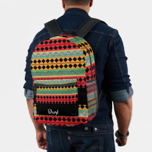 Gemustert Bedruckter Rucksack