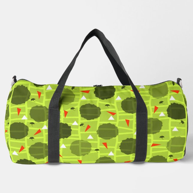 Gemustert Duffle Bag (Vorderseite)
