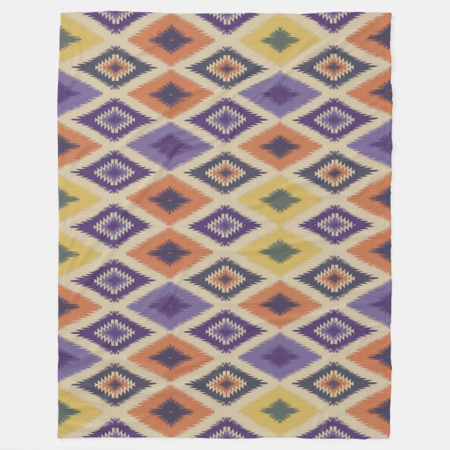 Gemustert Fleece Blanket (Vorderseite)