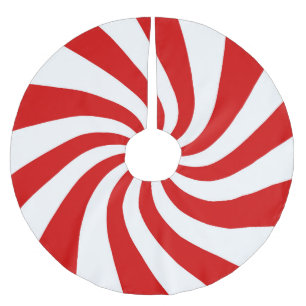 gemustert gebürsteter Polyesterspinnrock Polyester Weihnachtsbaumdecke