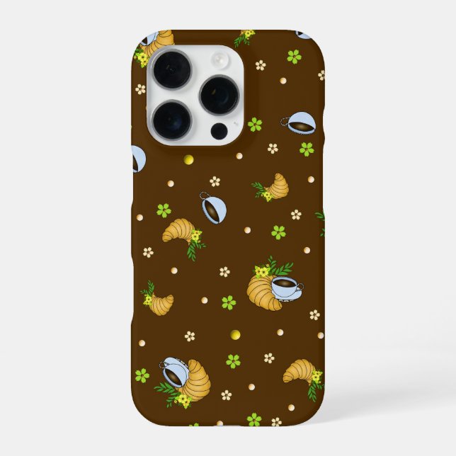 Gemustert iPhone Hülle (Rückseite)